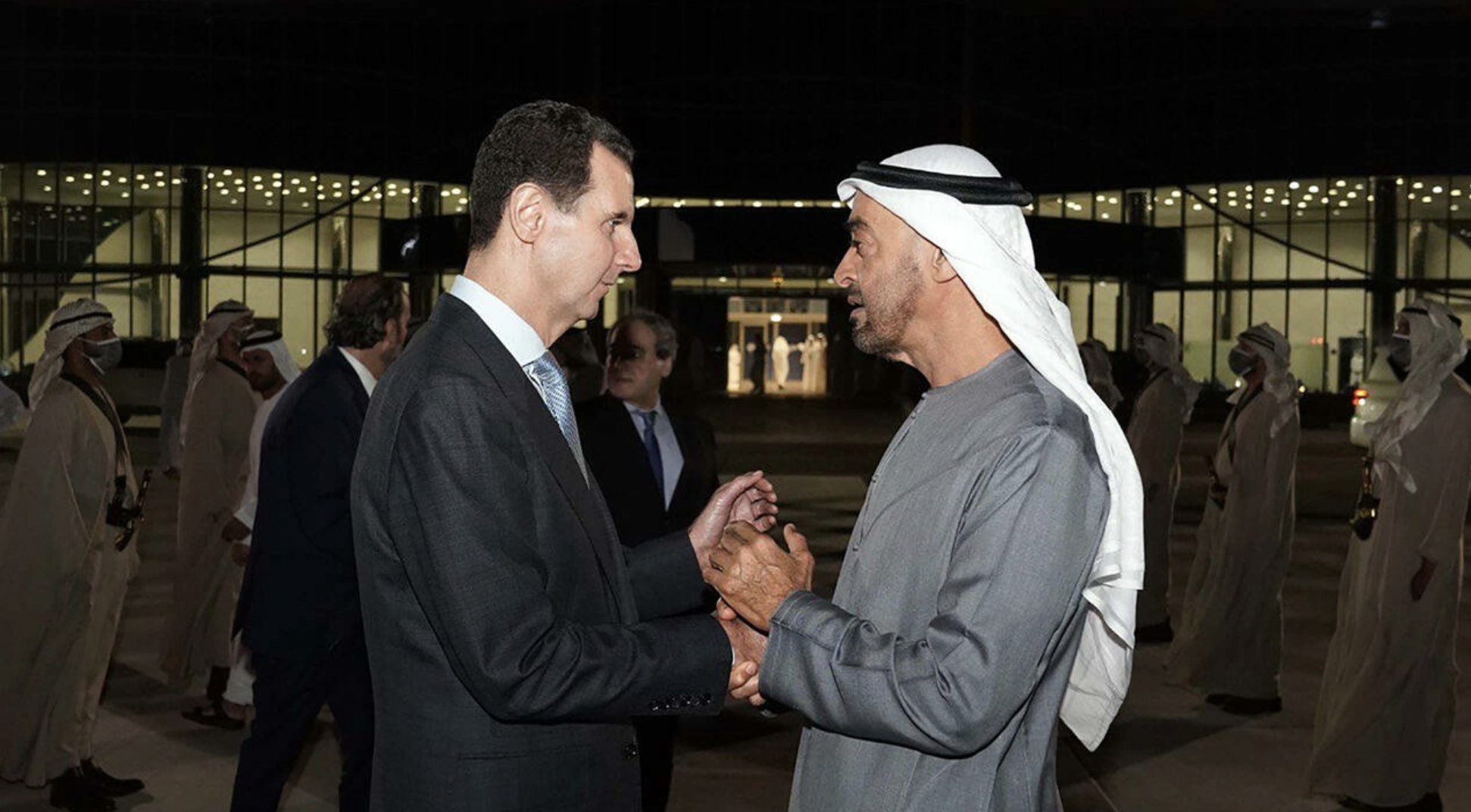 بشار الأسد يزور الإمارات 