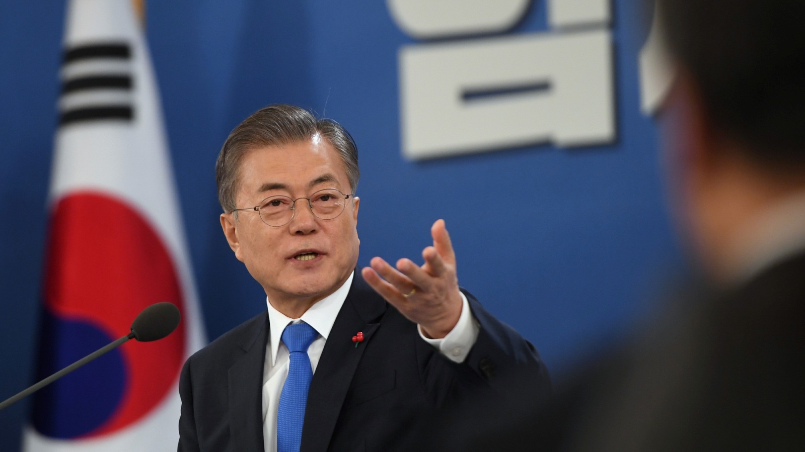 الرئيس الكوري الجنوبي مون جاي-إين