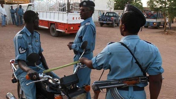 صورة من الأرشيف لعناصر في الشرطة السودانية