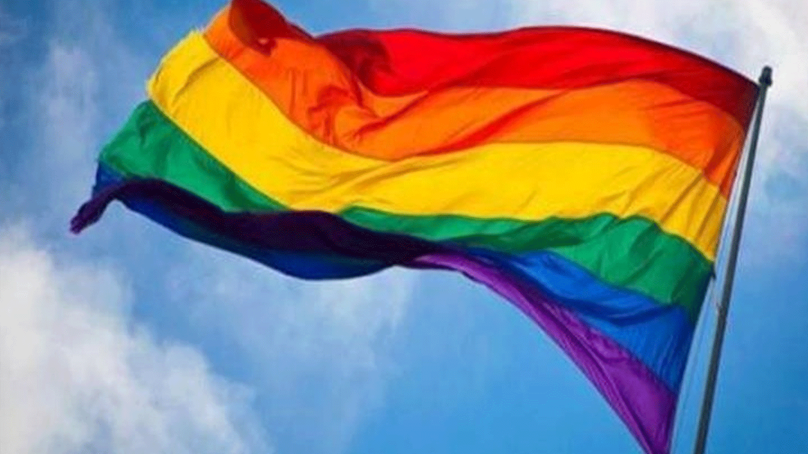 علم المثليين الذي يرفعونه خلال تجمعاتهم واحتفالاتهم (تويتر)