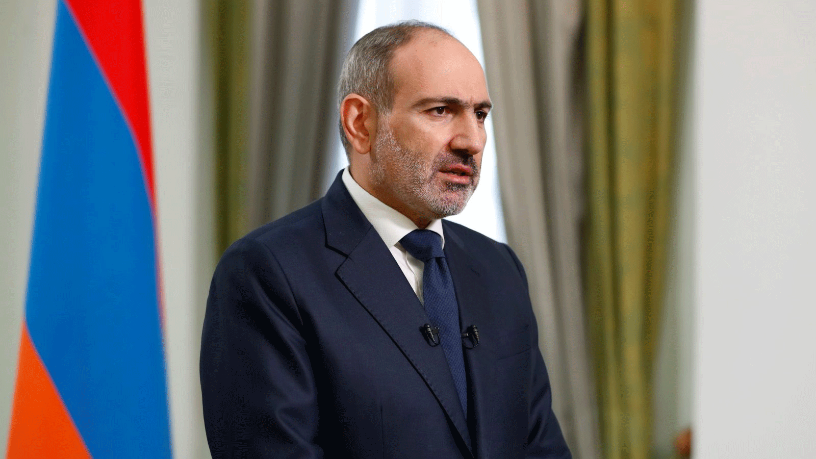 رئيس الوزراء الأرميني نيكول باشينيان يخاطب الأمة في يريفان، أرمينيا. 12 تشرين الثاني\نوفمبر 2020.