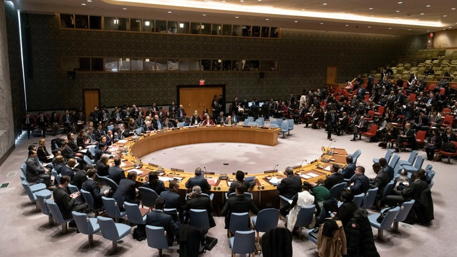 لقطة أرشيفية لإحدى جلسات مجلس الأمن