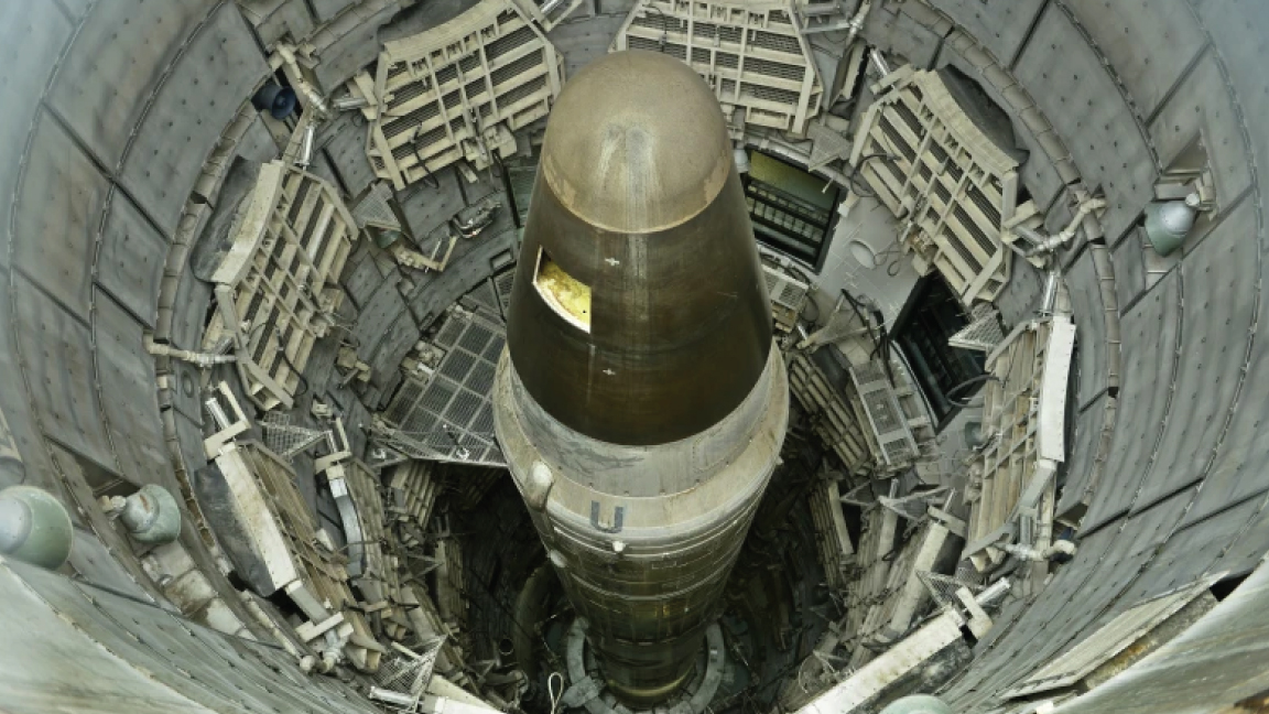 صاروخ Titan II النووي في صومعة في Titan Missile في 12 مايو 2015 في الوادي الأخضر، أريزونا