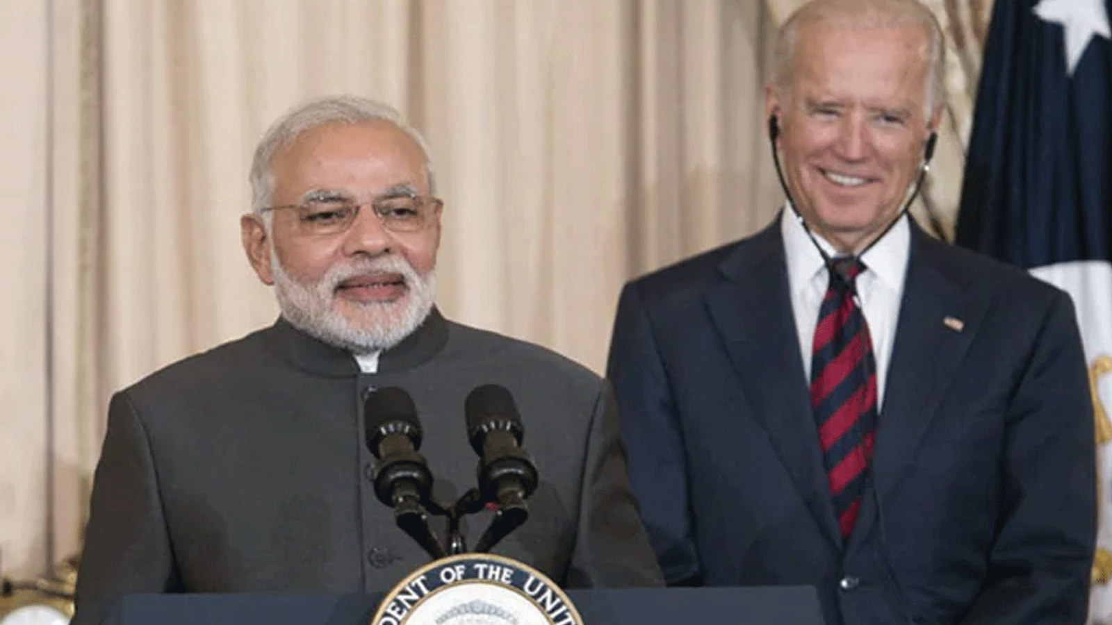  لقاءٌ مرتقب عبر الفيديو بين الرئيس الأميركي جو بايدن ورئيس الوزراء الهندي ناريندرا مودي 