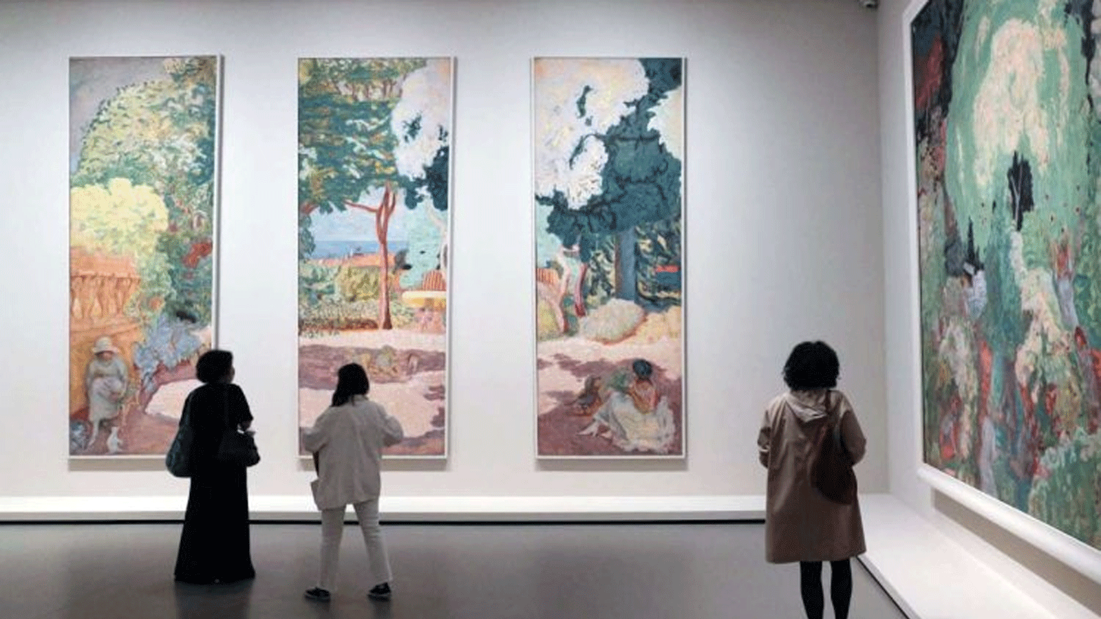  لوحات بيير بونارد عُرضَت كجزء من "مجموعة موروزوف" في مؤسسة لويس فويتون في باريس خلال شهر أيلول\ستمبر 2021