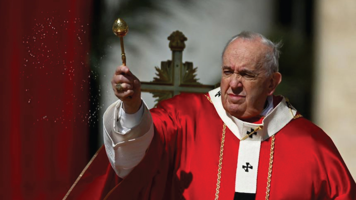 قداسة البابا فرنسيس في الفاتيكان