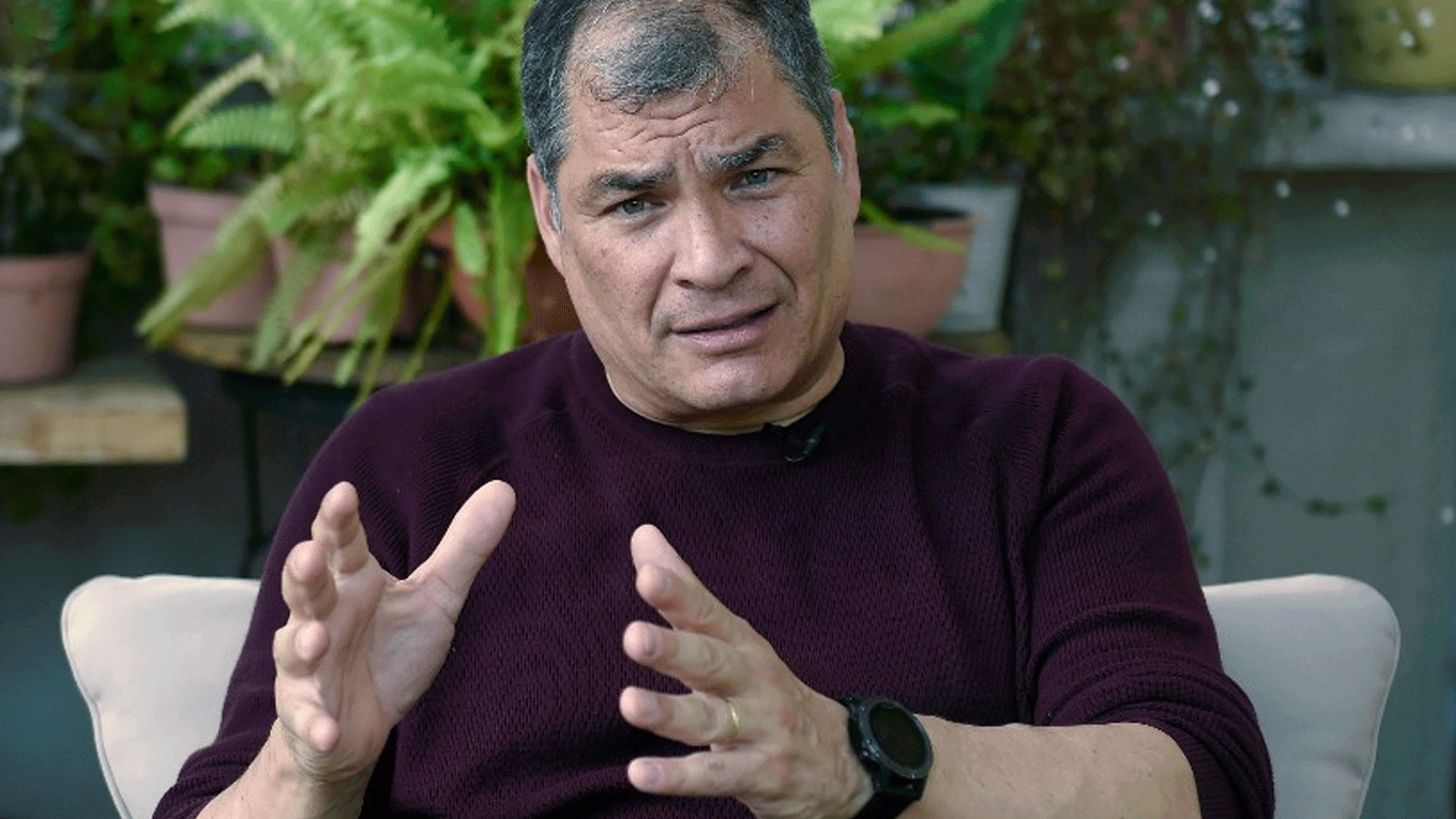 رئيس الإكوادور السابق رافاييل فيسنتي كوريا