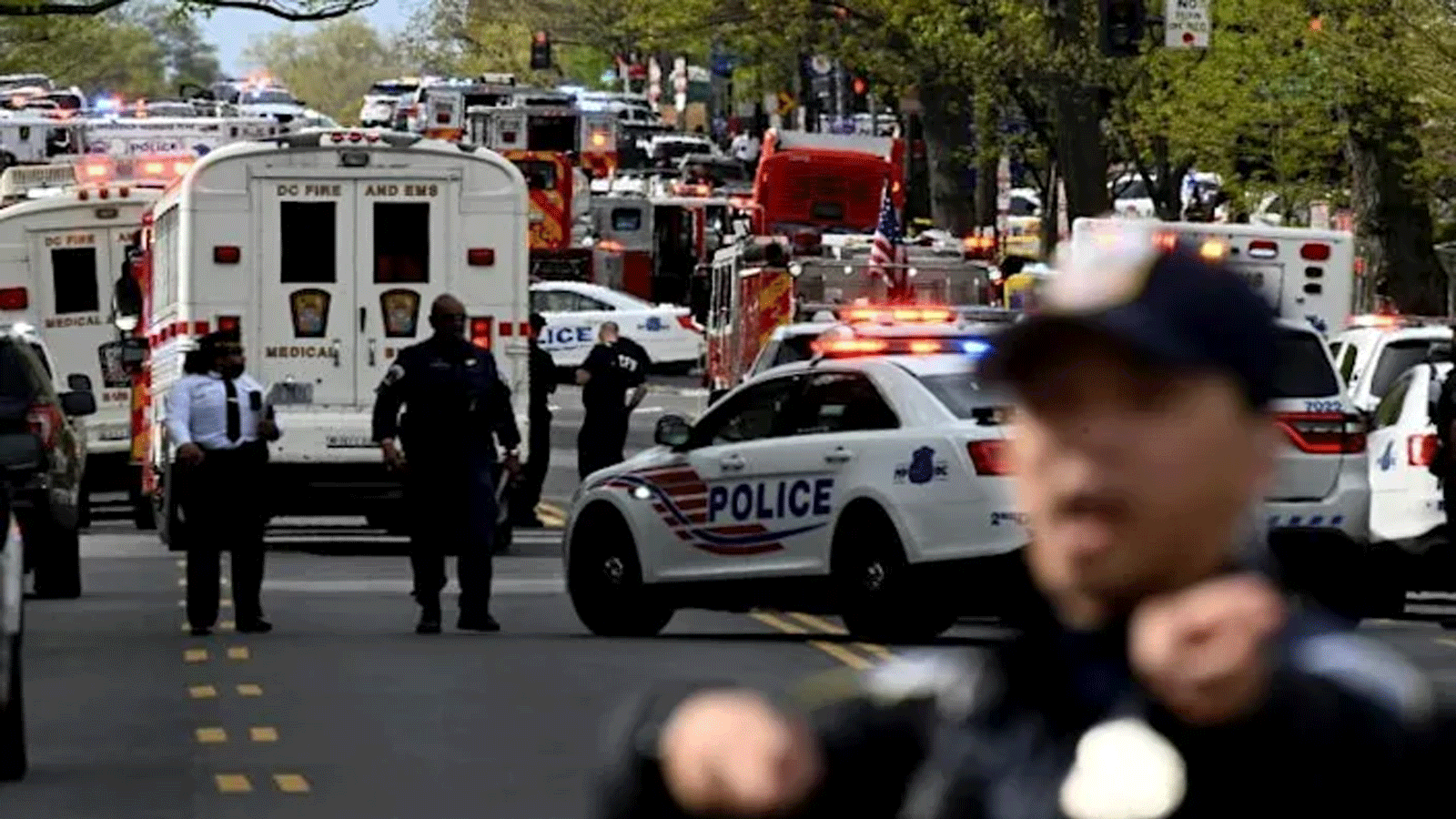 الشرطة ترد على إطلاق نار أسفر عن إصابة أربعة أشخاص في أحد الأحياء الراقية بواشنطن
