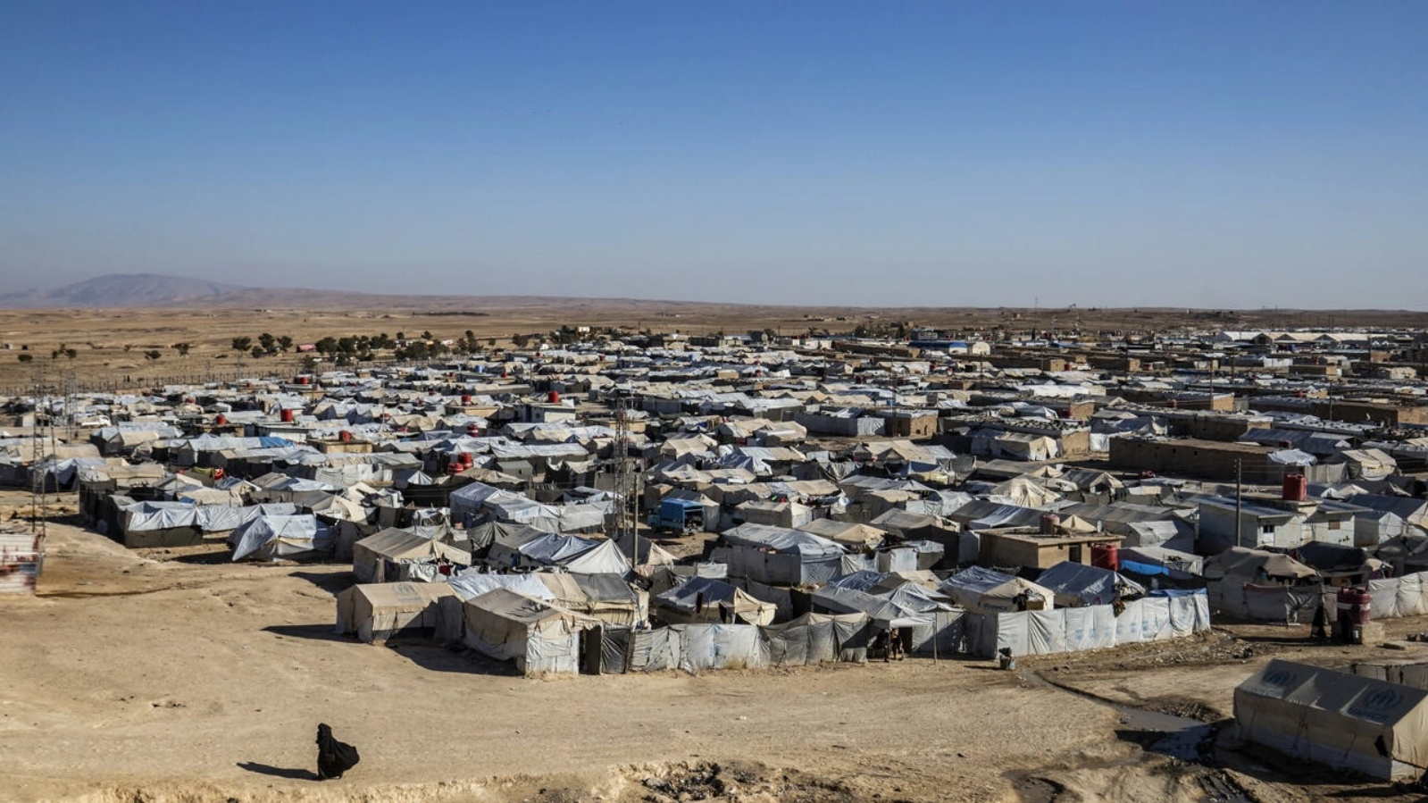 مخيم الهول في شمال شرق سوريا في 6 ديسمبر 2021