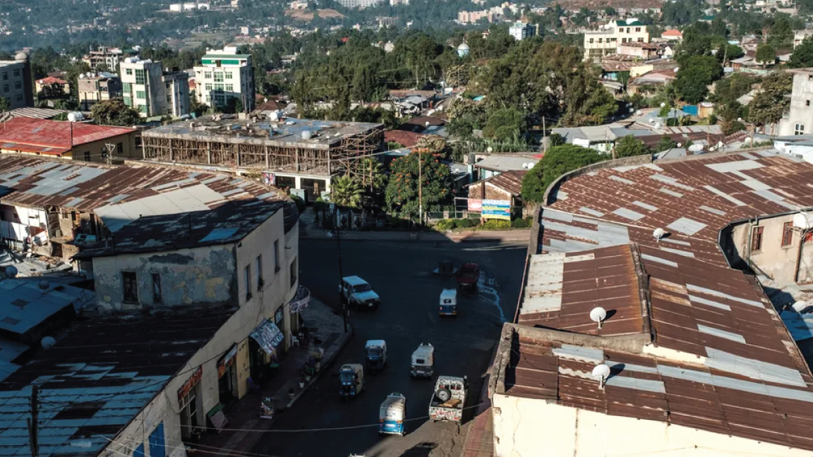 صورة أرشيفية لمدينة جوندار، إثيوبيا، التقطت في 10 نوفمبر 2020