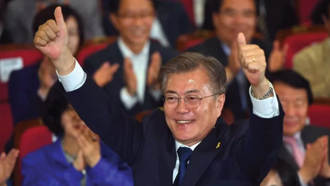 الرئيس الكوري الجنوبي مون جاي إن