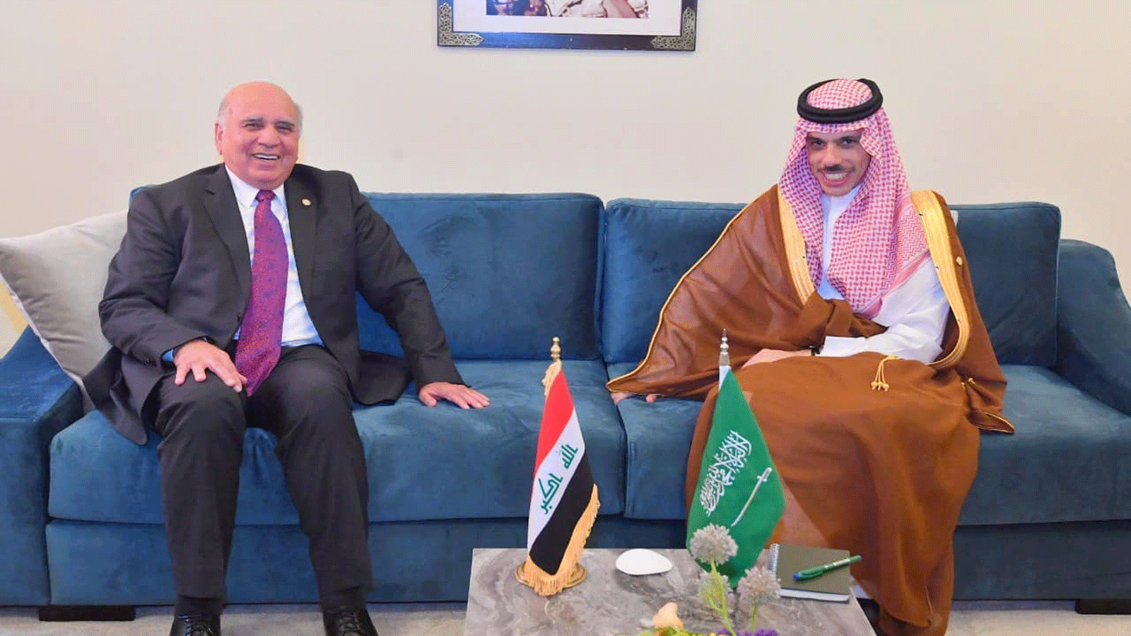 وزير الخارجية العراقي ونظيره السعودي بحثا في مراكش 12 أيار\ مايو 2022، تحديات المنطقة والحوار السعودي الإيراني