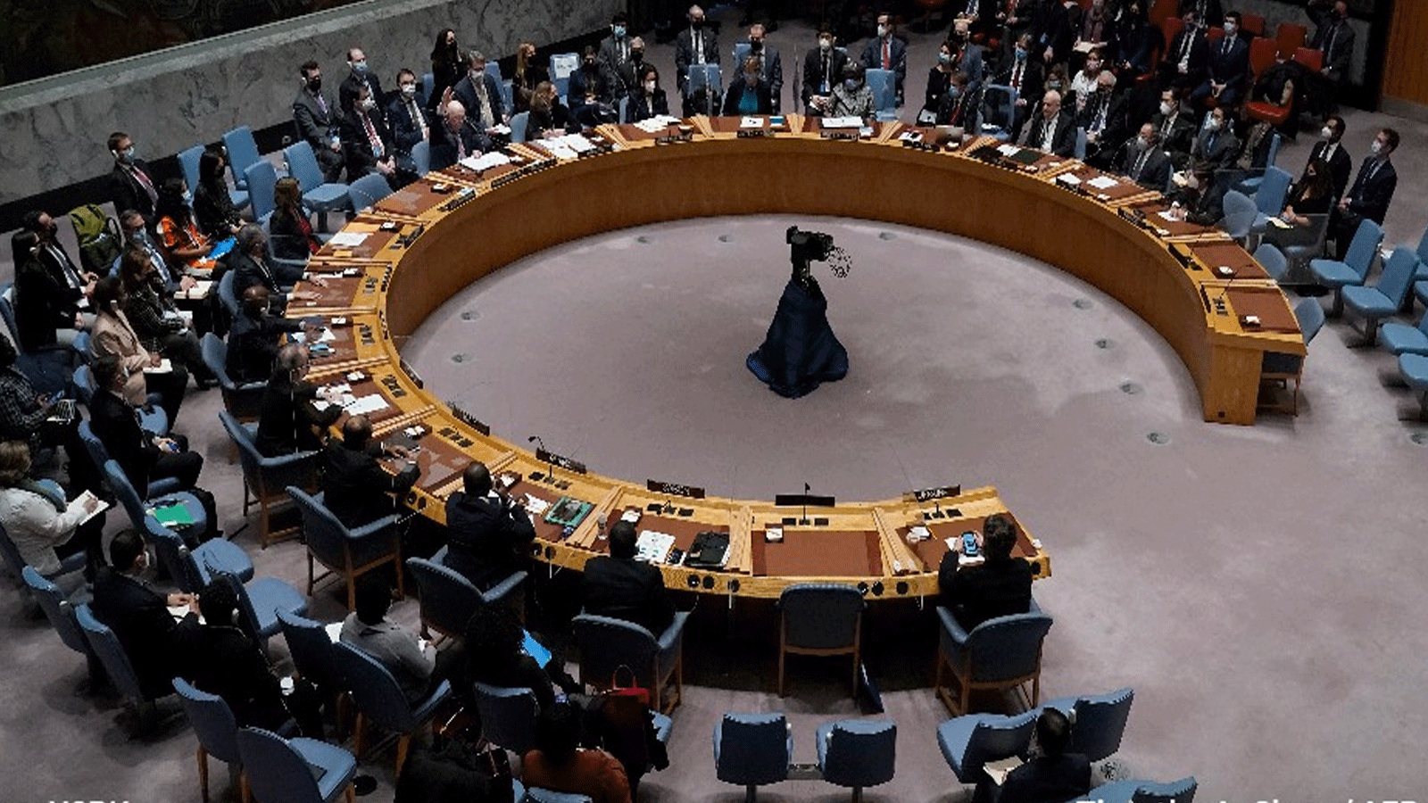لقطة أرشيفية من أحد اجتماعات مجلس الأمن الدولي 