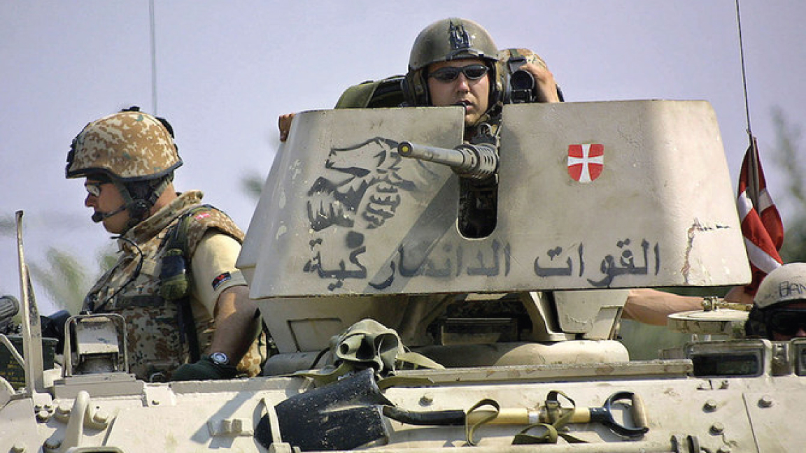 صورة من الأرشيف للقوات الدنماركية في العراق