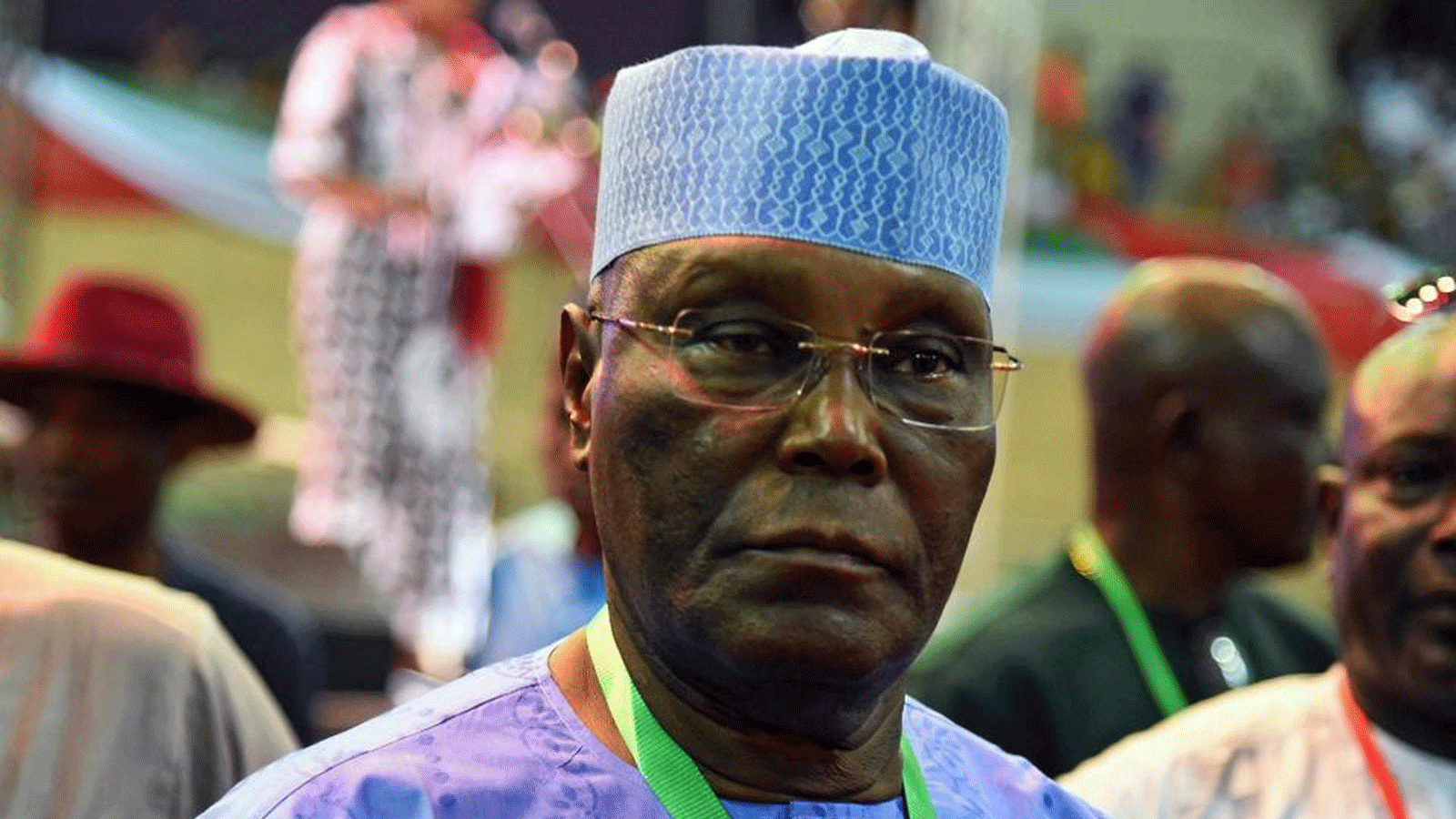  يحضر نائب الرئيس النيجيري السابق أتيكو أبو بكر الانتخابات التمهيدية لحزب الشعوب الديمقراطي (PDP) المعارض في أبوجا، في 28 أيار\مايو 2022