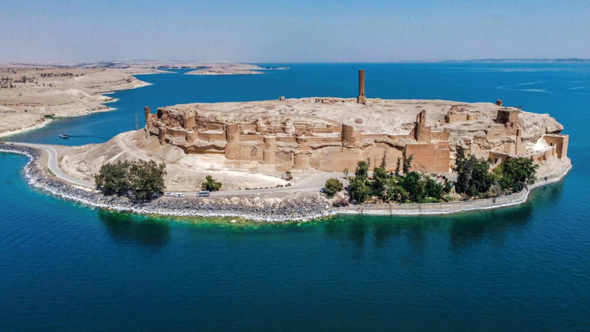 لعة جعبر الأثرية في شمال سوريا في الثالث من يونيو 2022
