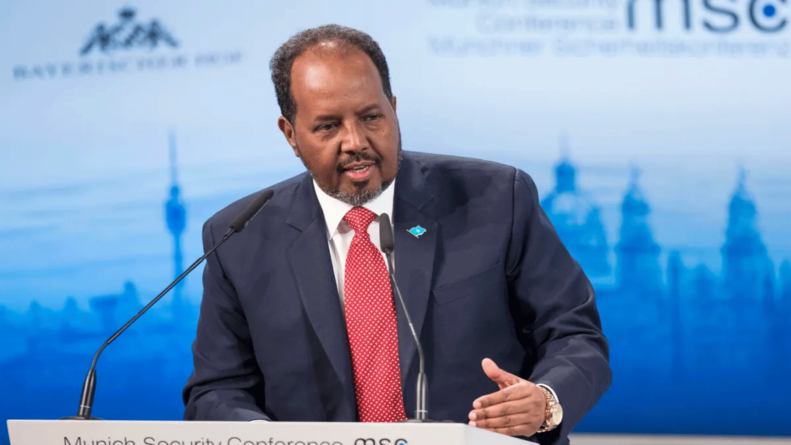 الرئيس الصومالي المنتخب حديثا حسن شيخ محمود