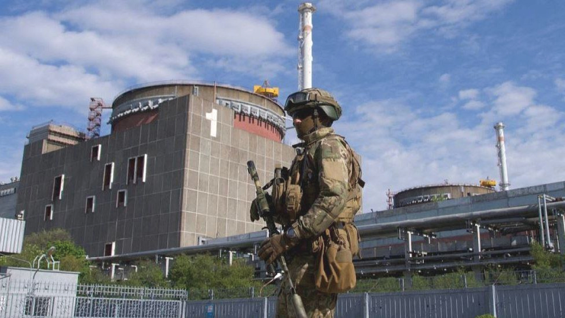 لروسيا وجود عسكري مكثف في أكبر محطة نووية في أوكرانيا بالقرب من زابوريجيا
