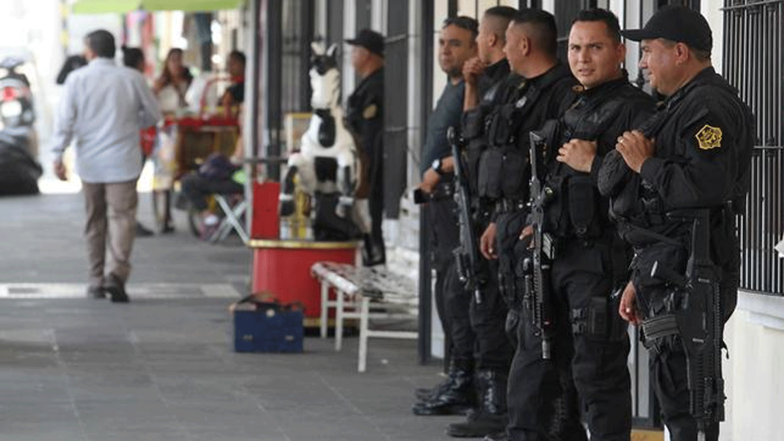 الشرطة المكسيكية منتشرة في العاصمة