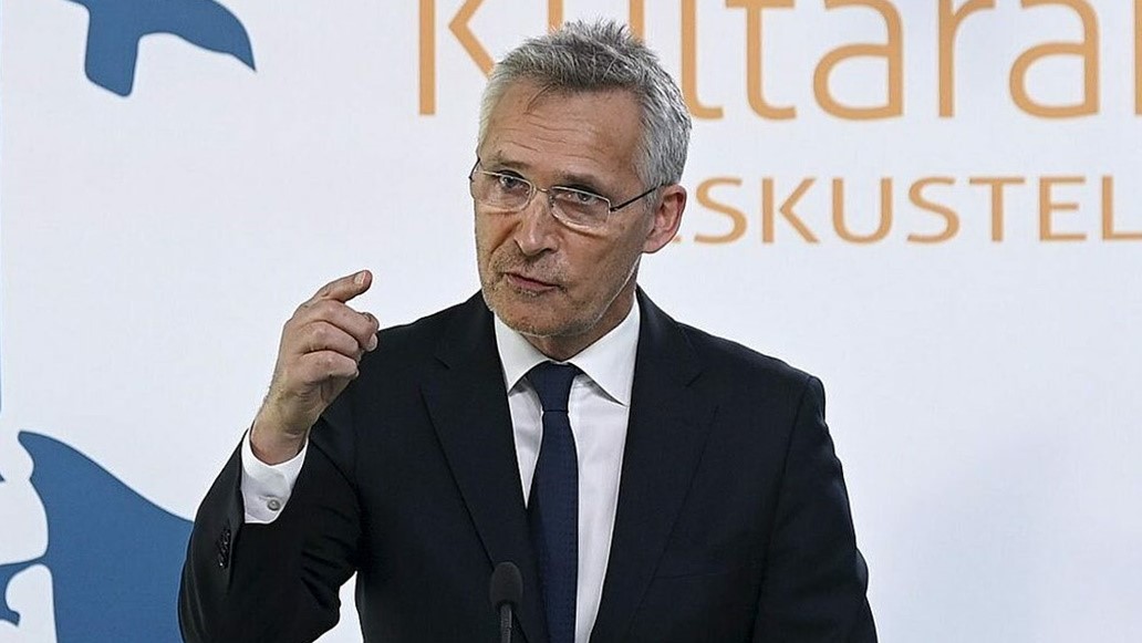 الأمين العام لحلف الناتو ينس ستولتنبرغ يتحدث في حوار كولتارانتا في نانتالي ، فنلندا في 12 يونيو 2022