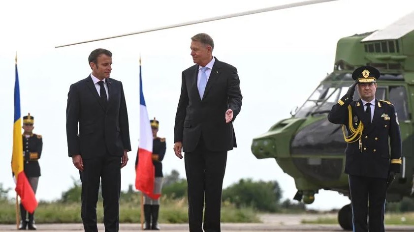 الرئيس الفرنسي إيمانويل ماكرون في رومانيا الأربعاء