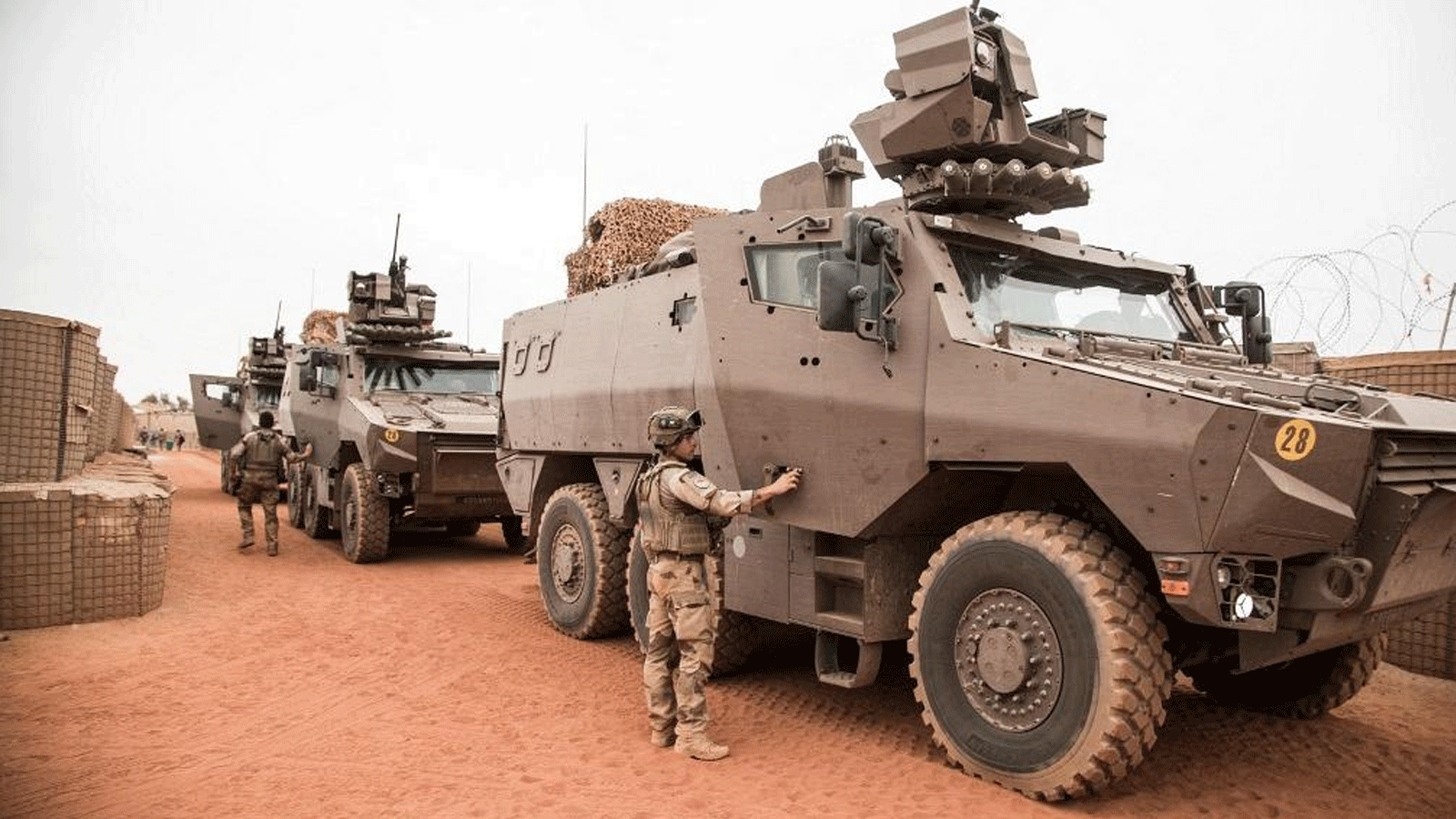 القوات الفرنسية خلال فترة خدمتها في مالي
