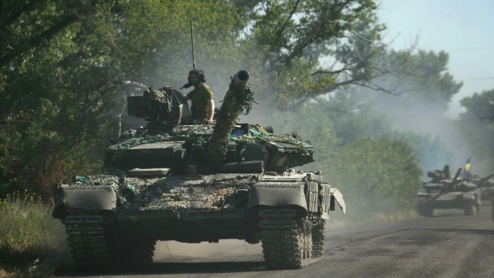 القوات الأوكرانية في منطقة دونباس بأوكرانيا، 21 يونيو 2022