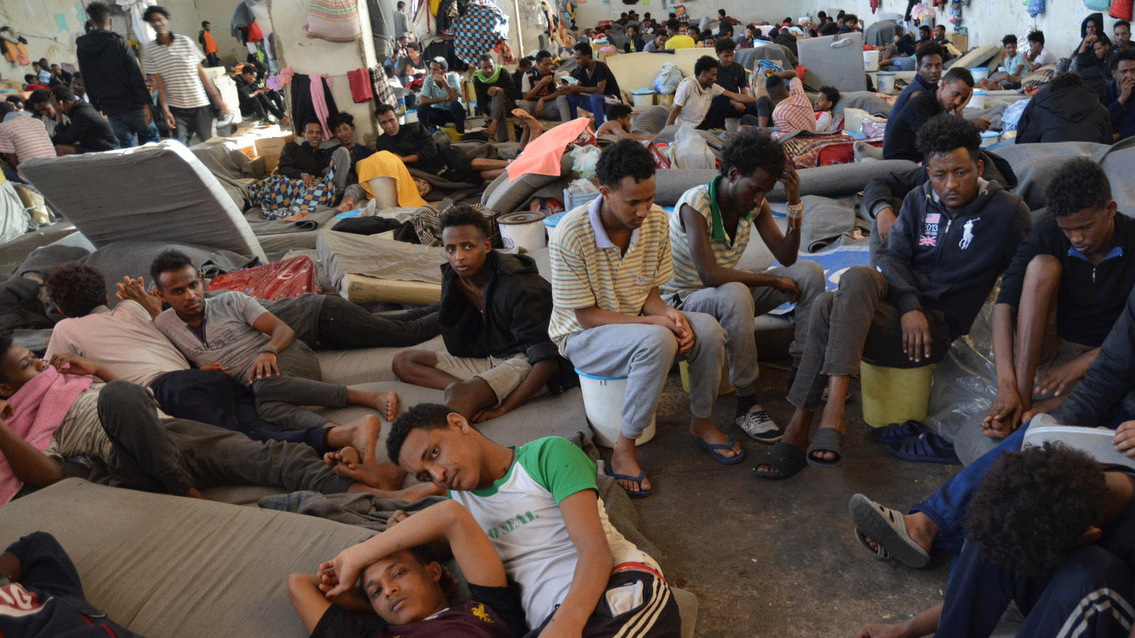لاجئون في مراكز الاحتجاز الليبية(أطباء بلا حدود)