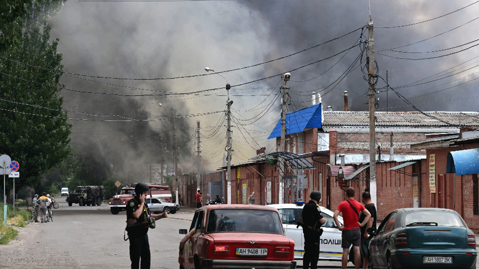 استمرار عمليات إجلاء المدنيين من سلوفيانسك 