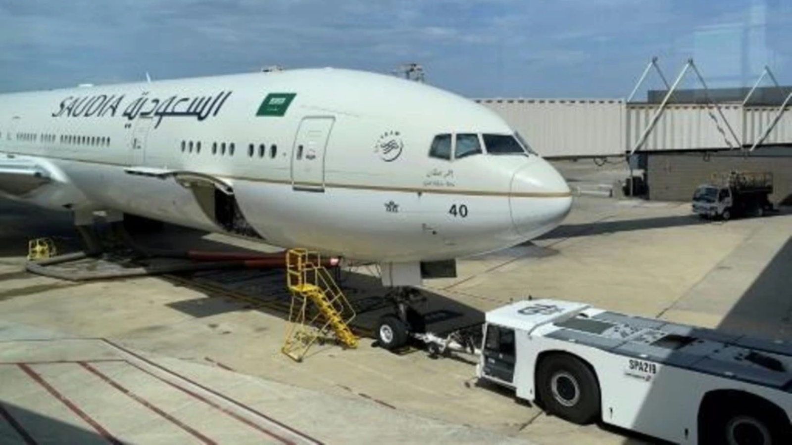 طائرة تابعة للخطوط الجوية السعودية في فيرجينيا بتاريخ 14 أغسطس 2021 