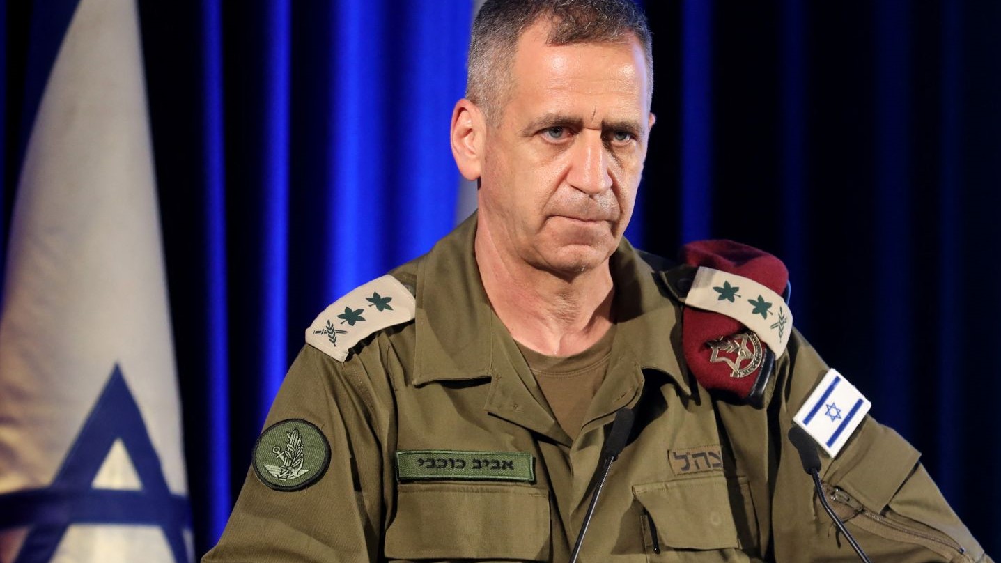 صورة من الأرشيف لرئيس أركان الجيش الإسرائيلي أفيف كوخافي