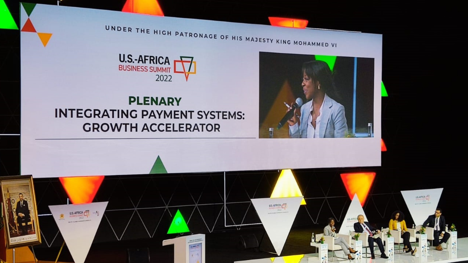 جانب من جلسات اليوم الثاني لقمة الأعمال الأميركية– الأفريقية بمراكش