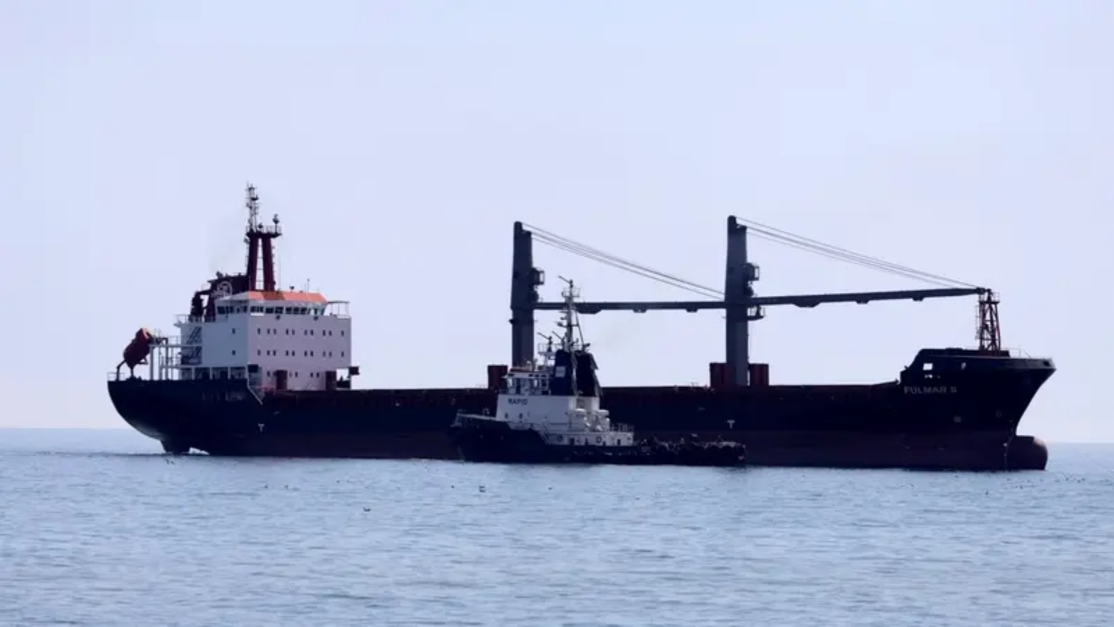 ناقلة البضائع Fulmar S تبحر باتجاه ميناء تشورنومورسك على البحر الأسود