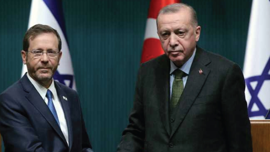 اردوغان ولبيم خلال لقائهما في أنقرة في مارس الماضي - أ ف ب