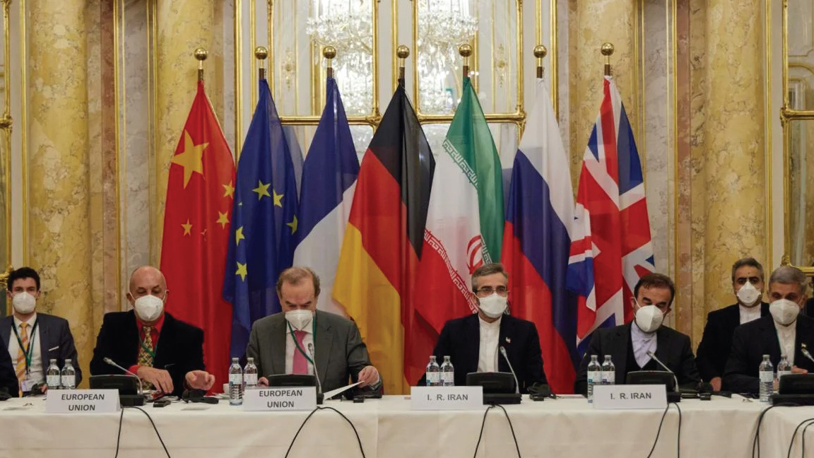 تهدف المحادثات في فيينا إلى إحياء محتمل للاتفاق النووي المبرم عام 2015 بين إيران والقوى الغربية.