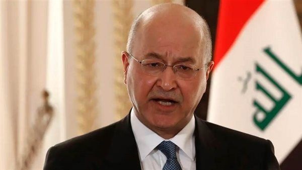الرئيس العراقي برهم صالح داعيا الثلاثاء 30 اغسطس 2022 الى انتخابات برلمانية مبكرة