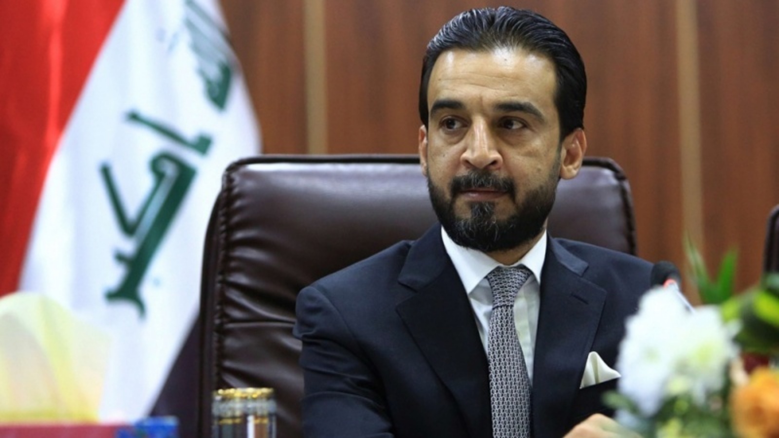 رئيس البرلمان العراقي محمد الحلبوسي طرح الأحد 4 سبتمبر 2022 خارطة طريق لخروج بلاده من ازمتها السياسية الخطيرة الحالية (إعلام البرلمان)