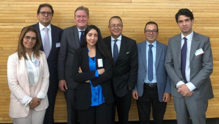  أعضاء اللجنة البرلمانية المشتركة المغرب - الاتحاد الأوروبي برئاسة رئيس اللجنة المستشار لحسن حداد
