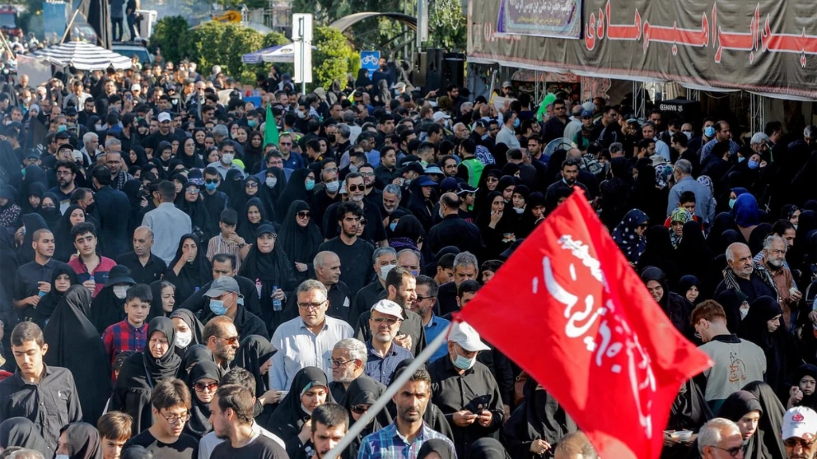 احتجاجات حاشدة في إيران على وفاة مهسا أميني