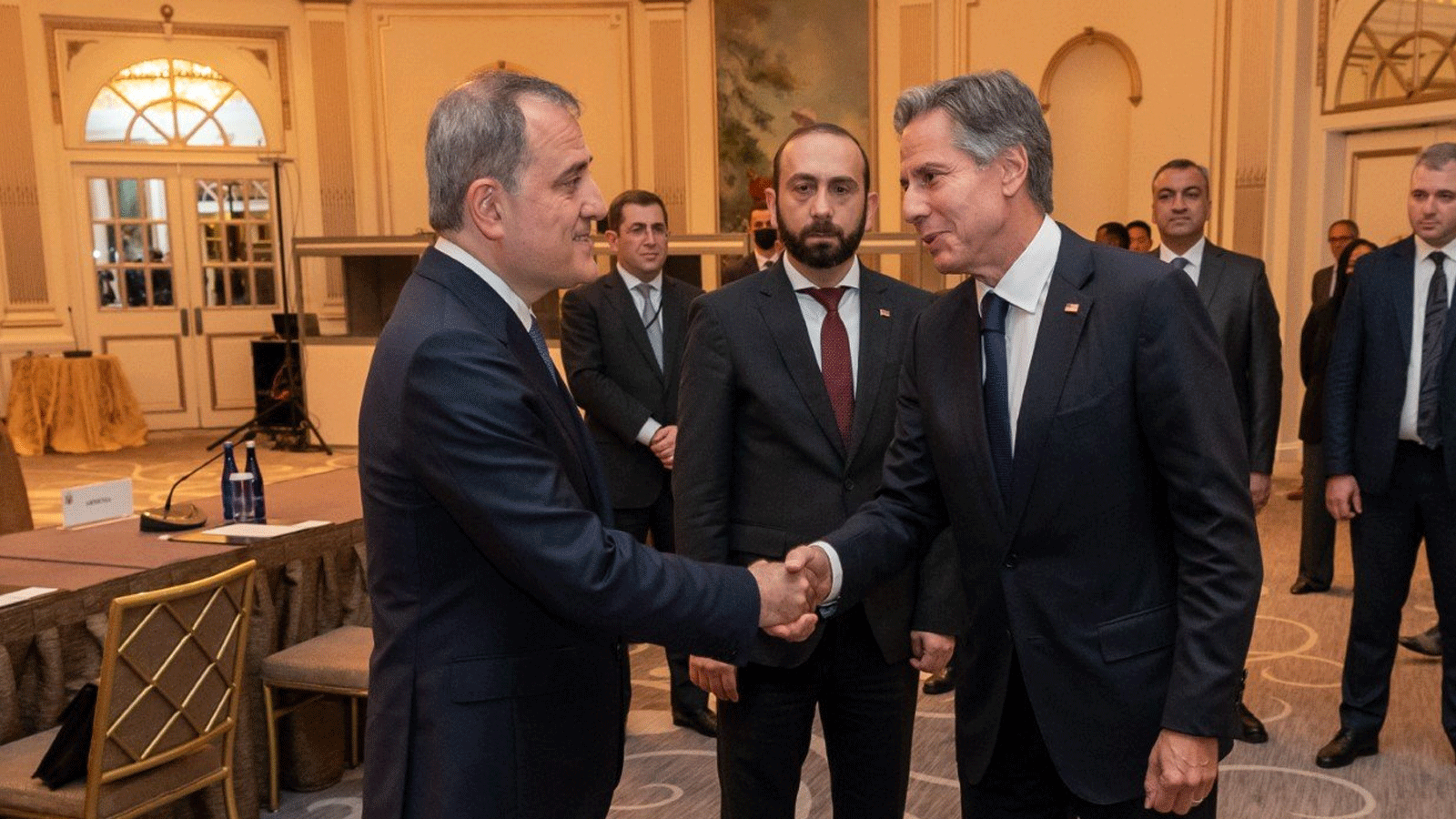 بلينكن يستضيف وزيري خارجية أرمينيا وأذربيجان في مفاوضات مباشرة
