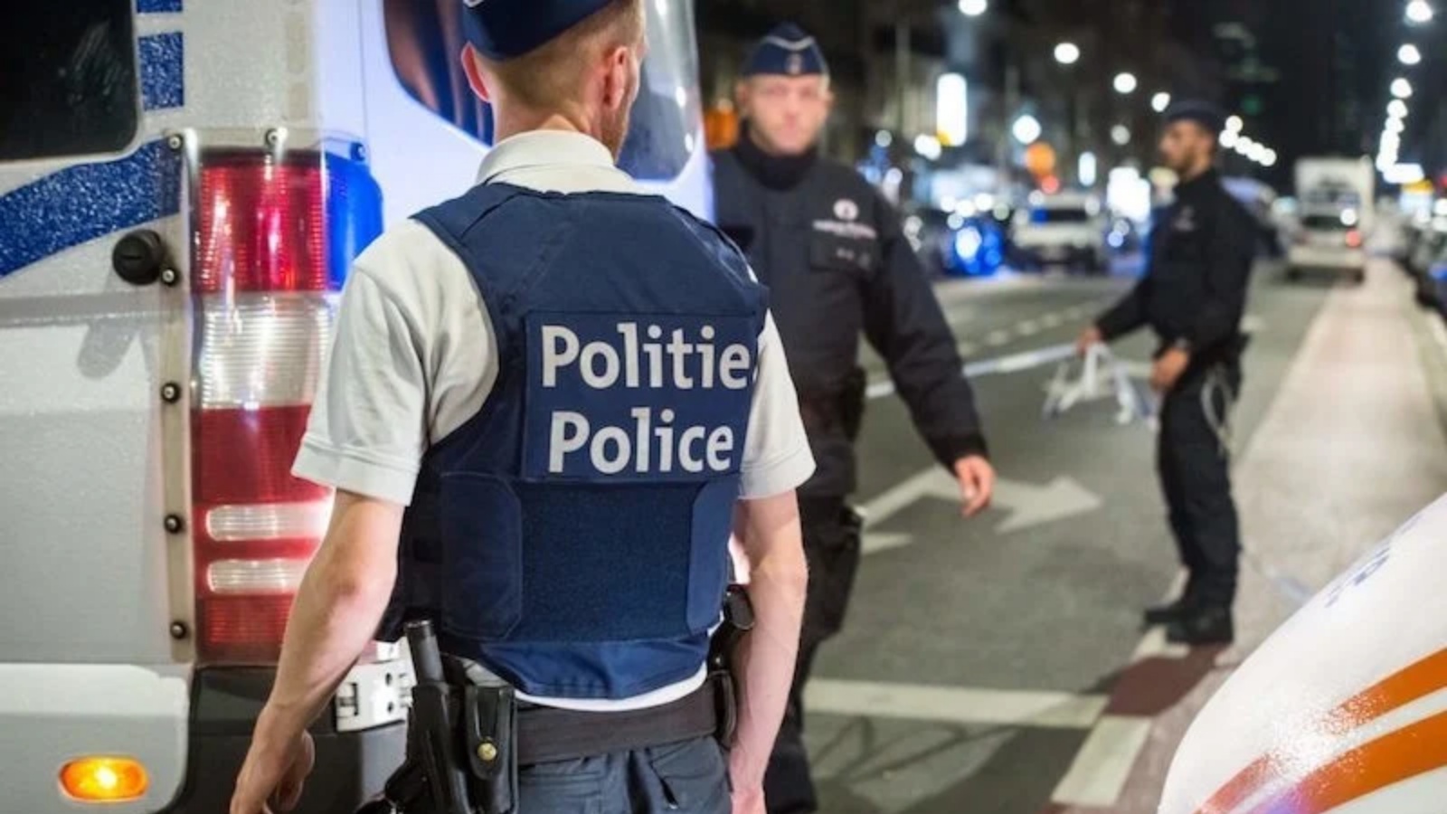 عناصر من الشرطة البلجيكية