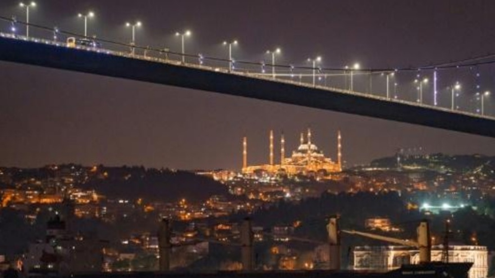 جانب من مضيق البوسفور في اسطنبول في 22 يوليو 2022