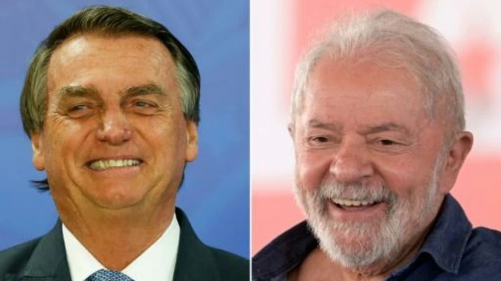 الرئيس البرازيلي جايير بولسونارو (يسار) في 6 يوليو 2022، والرئيس البرازيلي السابق لويس إيناسيو لولا دا سيلفا في 10 مايو 2022 