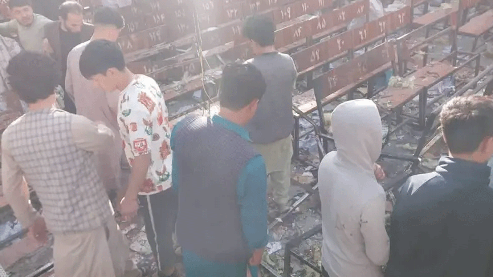 صورة متداولة عبر تويتر من موقع التفجير في كابول