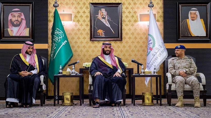 الأمير محمد بن سلمان في رحاب وزارة الدفاع السعودية بجدة