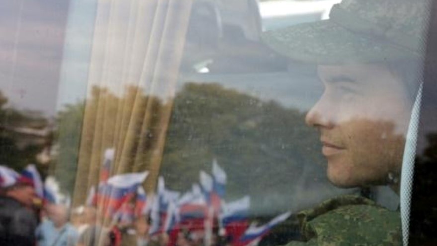 جنود احتياط روس يغادرون سيفاستوبول في شبه جزيرة القرم في 27 أيلول/سبتمبر 2022