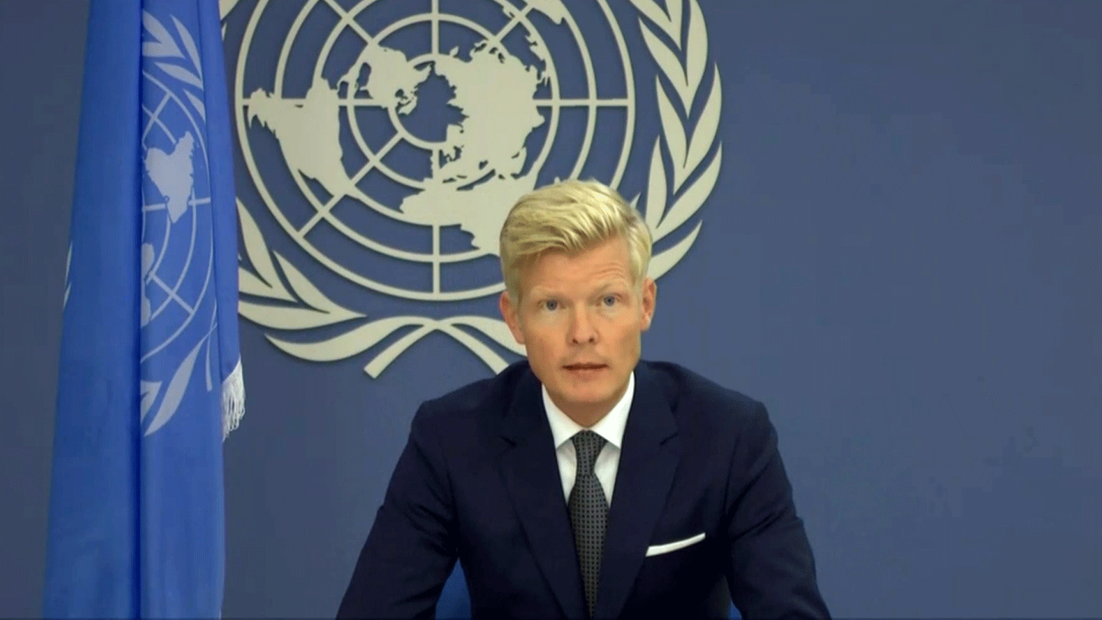 إحاطة المبعوث الخاص للأمين العام للأمم المتحدة إلى اليمن السيد هانس غروندبرغ أمام مجلس الأمن. (أرشيفية)