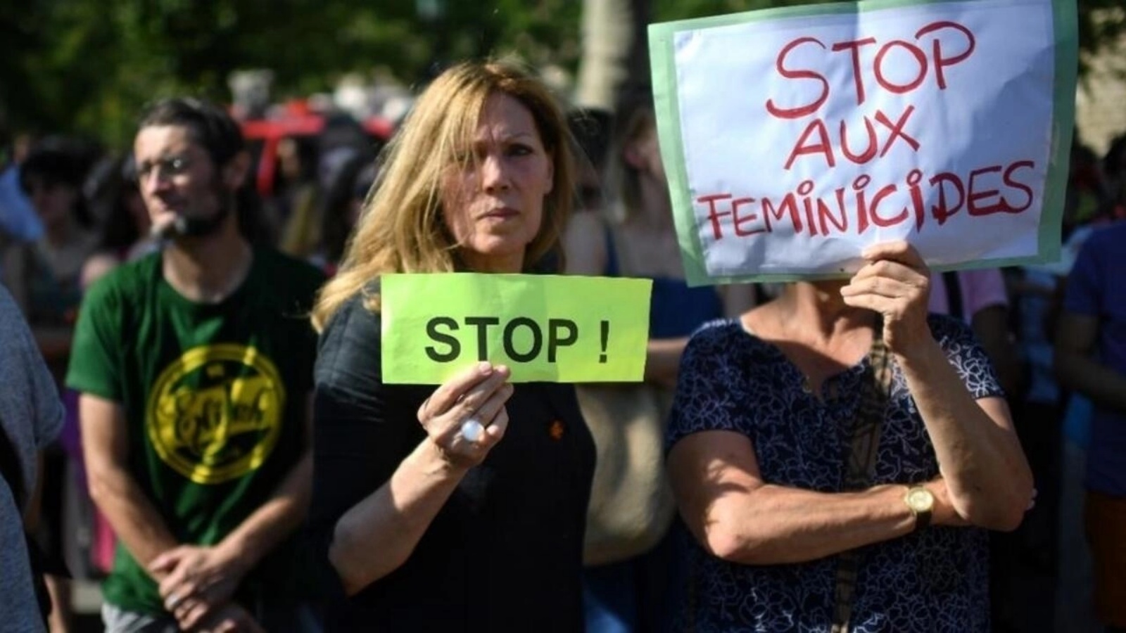 احتجاج على العنف الأسري في باريس في يوليو 2019