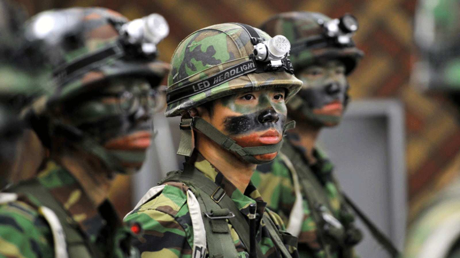 جنود في الجيش الكوري الجنوبي