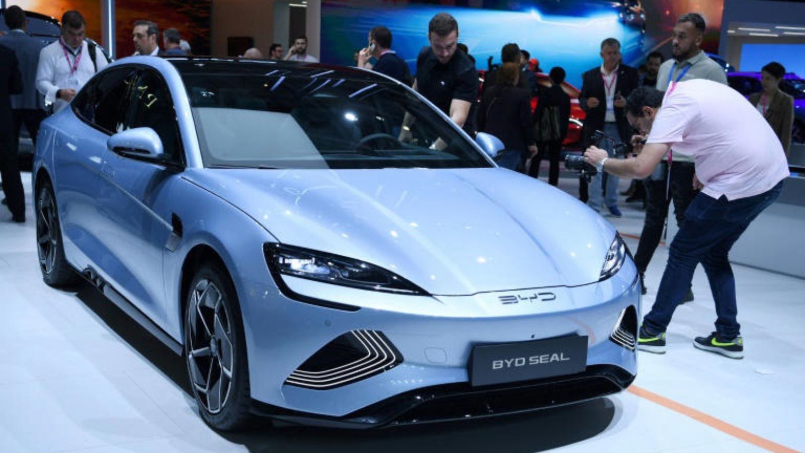 صورة التقطت في 17 أكتوبر 2022 لأحد موديلات شركة صناعة السيارات الصينية 